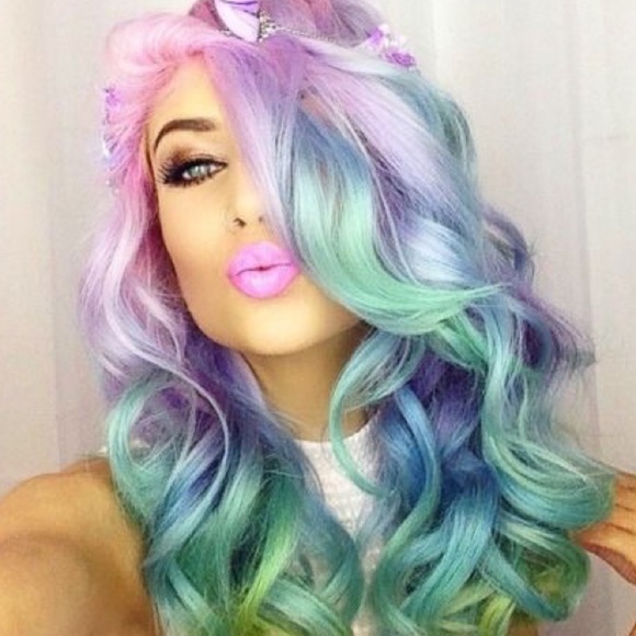 🦄 26” UNICORN PINK PASTEL LACE FRONT BODYWAVYWIG